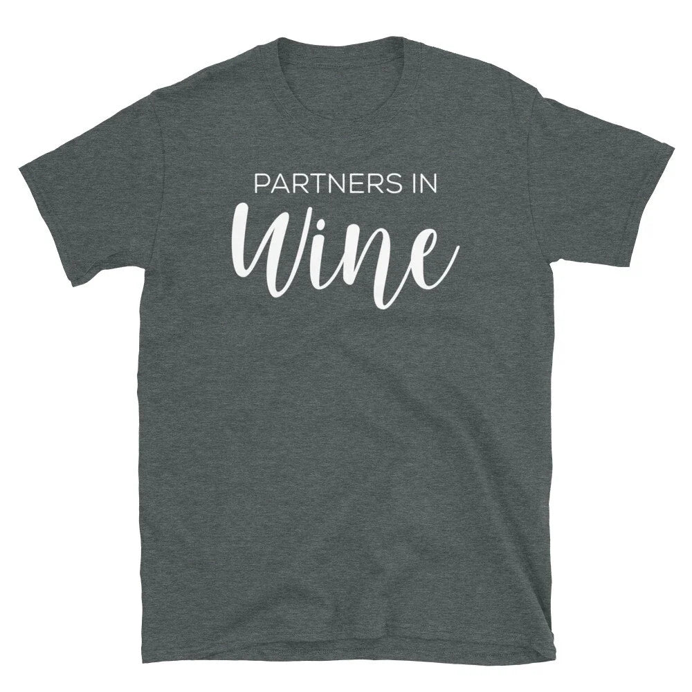 Partners in Wine Vino Tasting Friends Vineyard - Adult & Kids T-Shirts, Sweatshirts & Hoodies apparel design preview 1