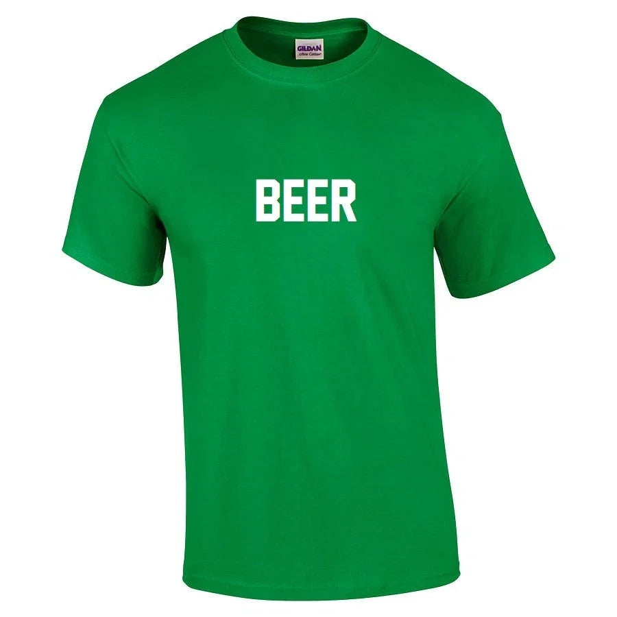 BEER White Irish Green Saint Patrick's Day Cotton - Adult & Kids T-Shirts, Sweatshirts & Hoodies apparel design preview 1