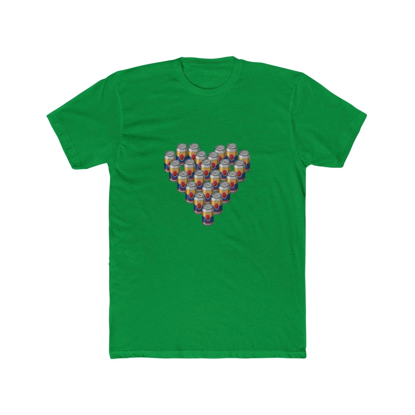 Beer Cans Heart Lovers - Adult & Kids T-Shirts, Sweatshirts & Hoodies apparel design preview 1