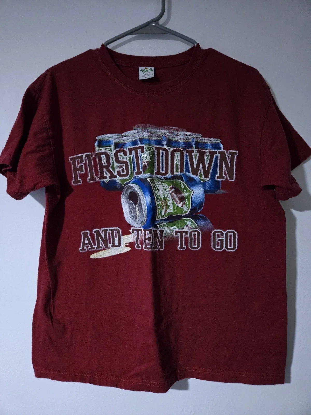 Medium Funny Beer Football - Adult & Kids T-Shirts, Sweatshirts & Hoodies apparel design preview 1
