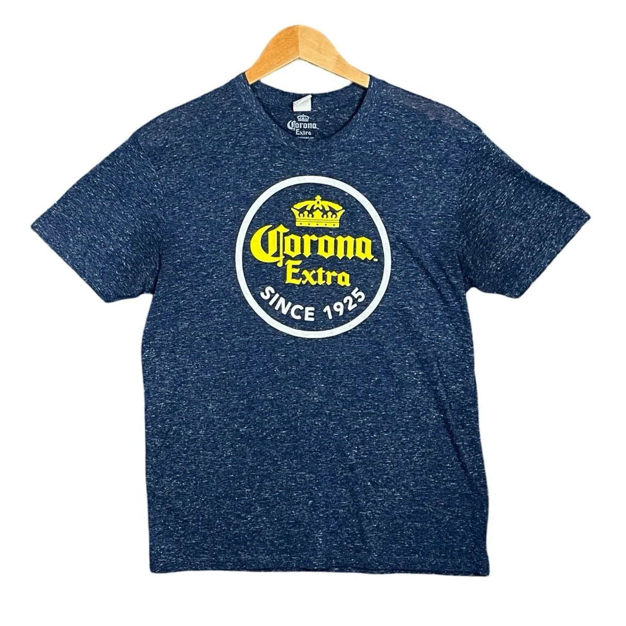 Corona Extra Mens Graphic Logo Navy Blue Short Sleeve - Adult & Kids T-Shirts, Sweatshirts & Hoodies apparel design preview 1