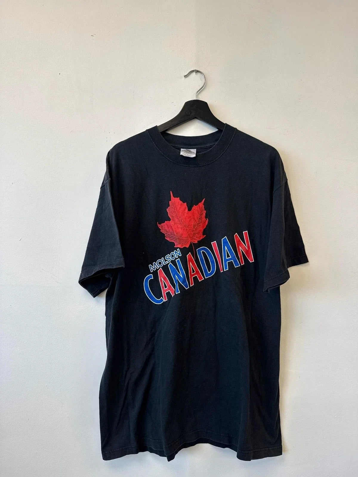 Vintage Molson Canadian Mens XL Black Beer Graphic - Adult & Kids T-Shirts, Sweatshirts & Hoodies apparel design preview 1