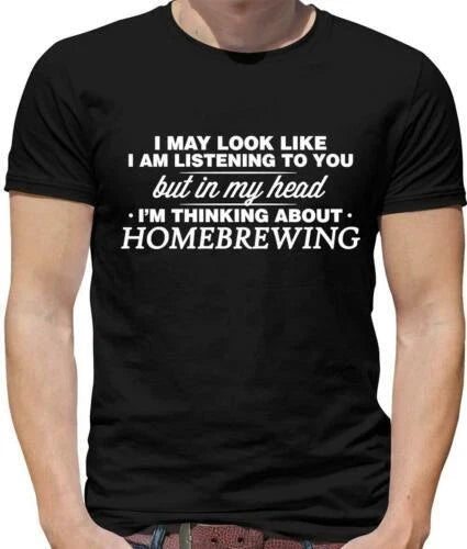 My Head I'm Homebrewing Mens Homebrew Home Brew Beer - Adult & Kids T-Shirts, Sweatshirts & Hoodies apparel design preview 1