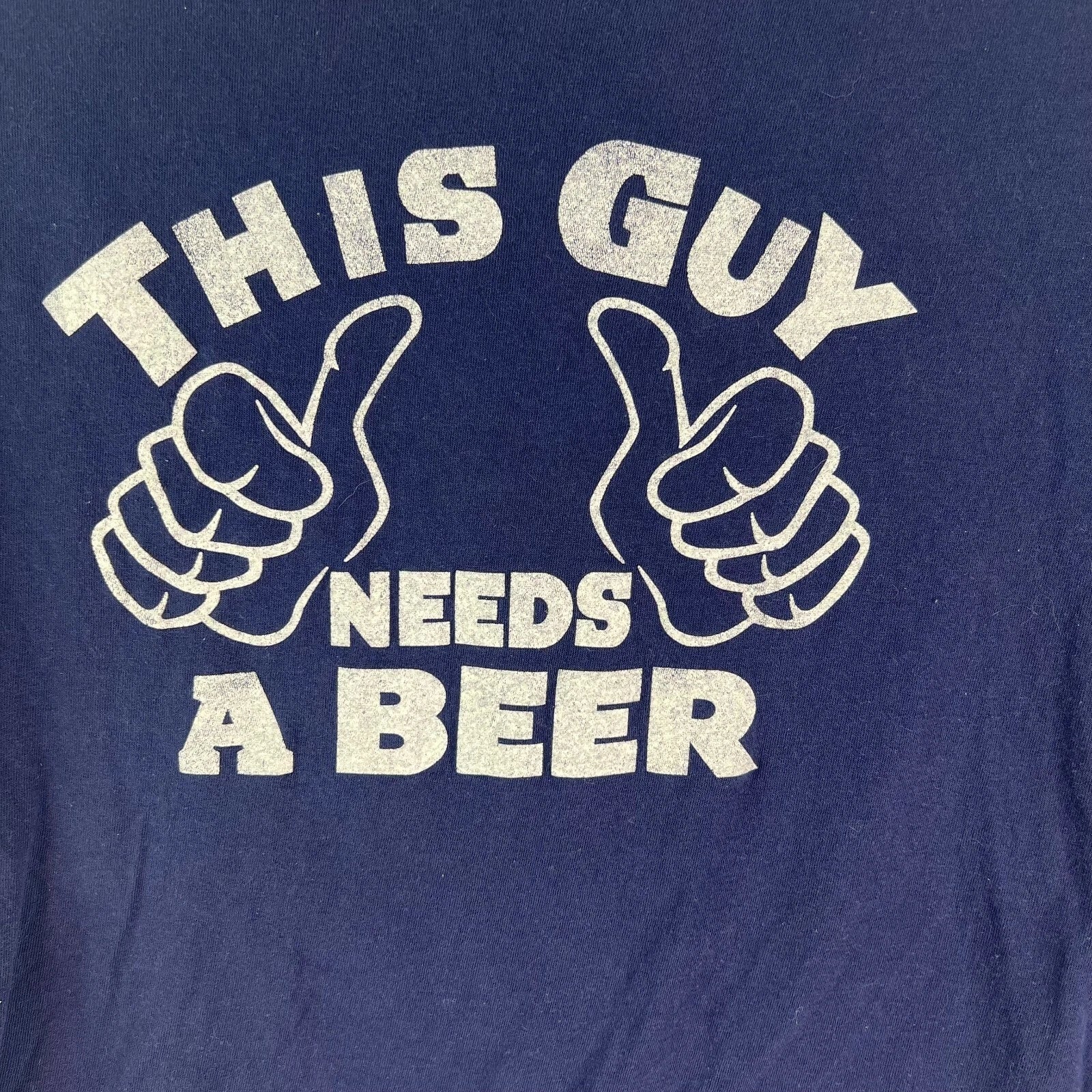 This Guy Needs A Beer Mens Short Sleeves Crew Neck - Adult & Kids T-Shirts, Sweatshirts & Hoodies apparel design preview 1