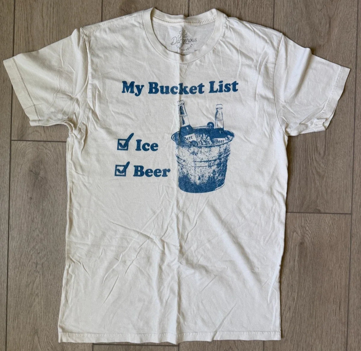 MY BUCKET LIST: Beer Men's Humor Funny (Medium, - Adult & Kids T-Shirts, Sweatshirts & Hoodies apparel design preview 1