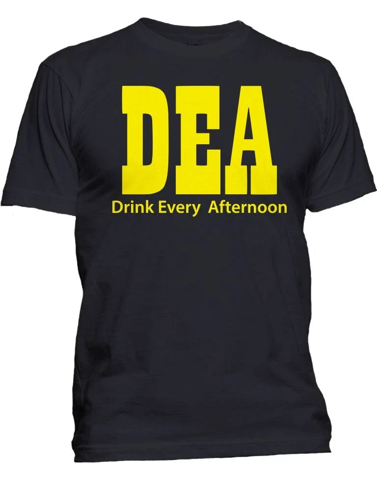 New Men's DEA Drink Every Afternoon Funny College - Adult & Kids T-Shirts, Sweatshirts & Hoodies apparel design preview 1