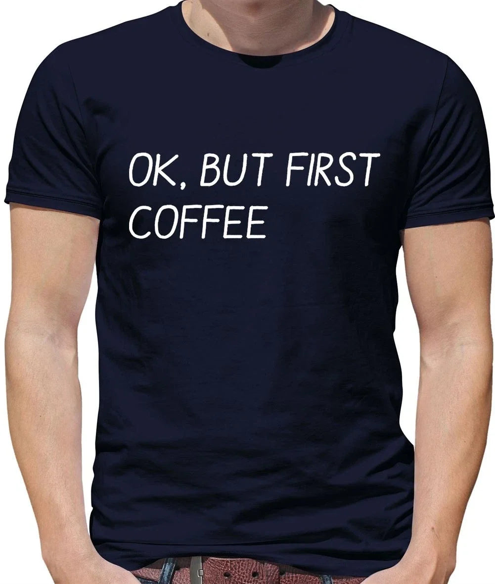 But First Coffee Mens Cappuccino Latte Espresso - Adult & Kids T-Shirts, Sweatshirts & Hoodies apparel design preview 1