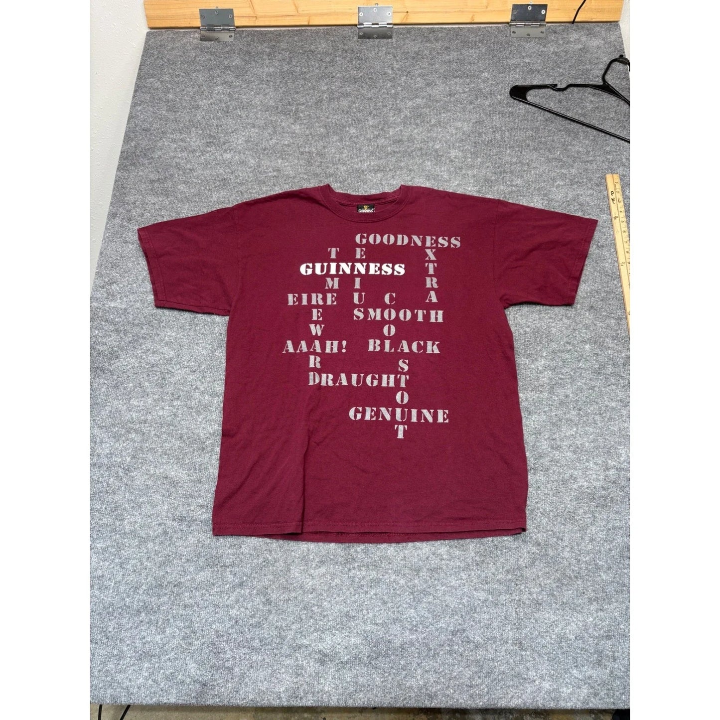 Guinness Beer Mens XL Maroon Burgundy Goodness - Adult & Kids T-Shirts, Sweatshirts & Hoodies apparel design preview 1