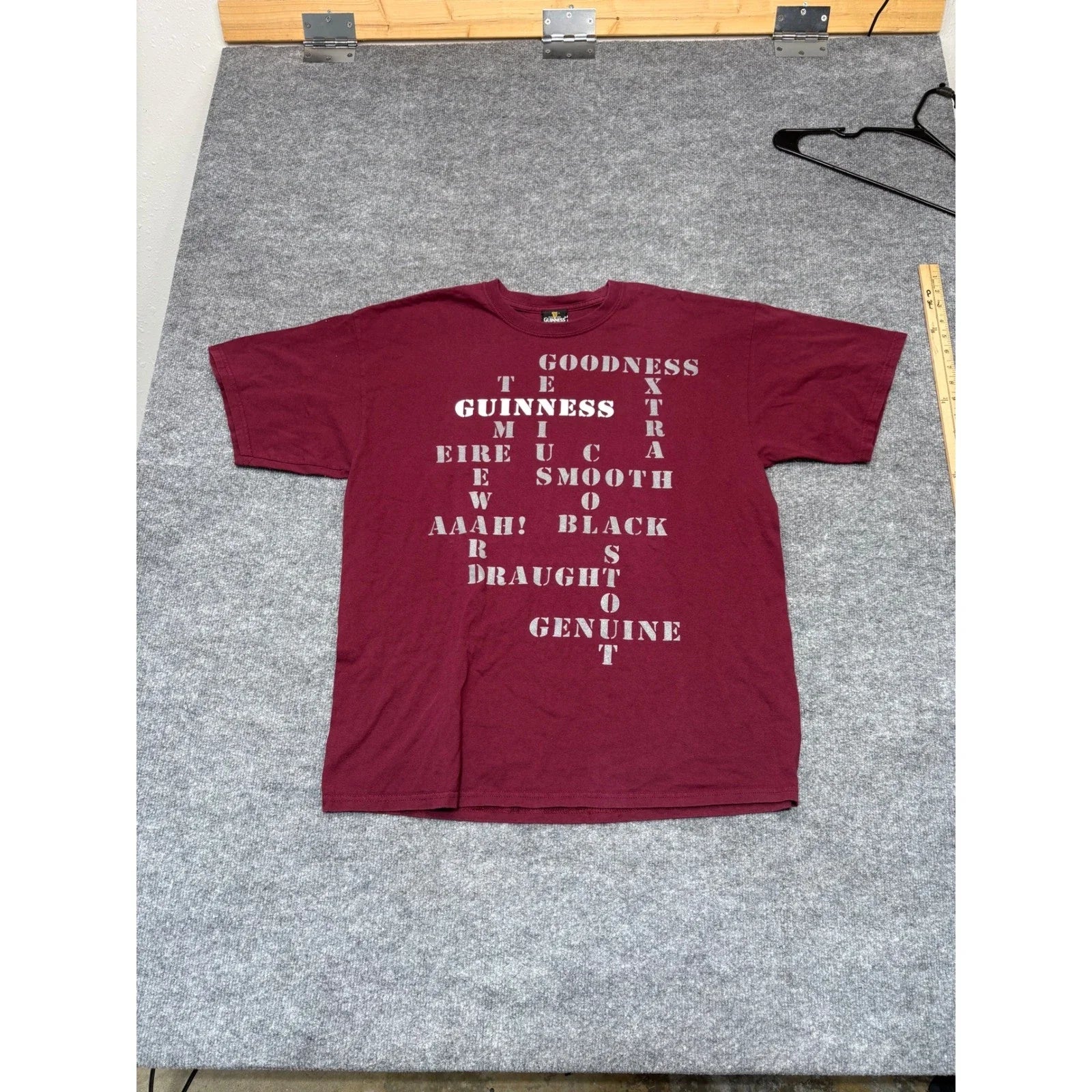 Guinness Beer Mens XL Maroon Burgundy Goodness - Adult & Kids T-Shirts, Sweatshirts & Hoodies apparel design preview 1