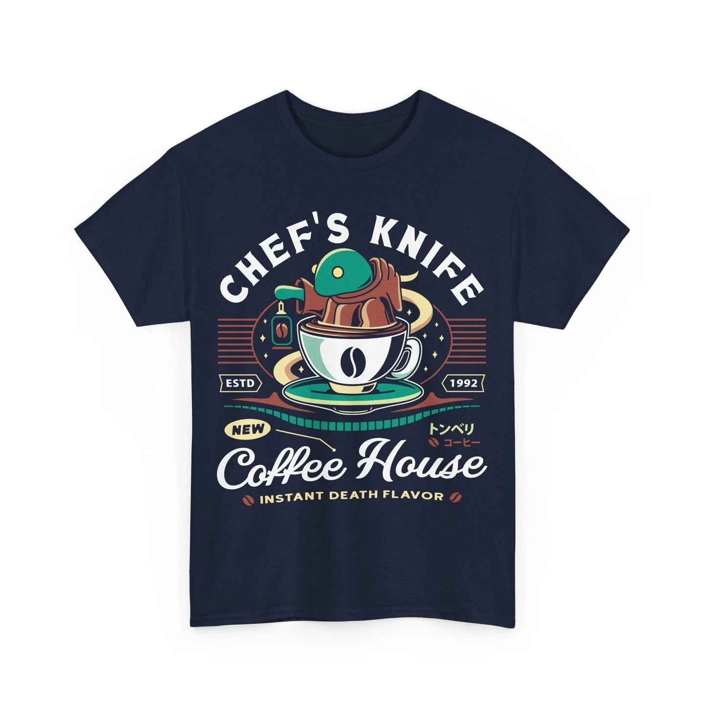 Chefs Knife Coffee Crest Final Fantasy Video Game. - Adult & Kids T-Shirts, Sweatshirts & Hoodies apparel design preview 1