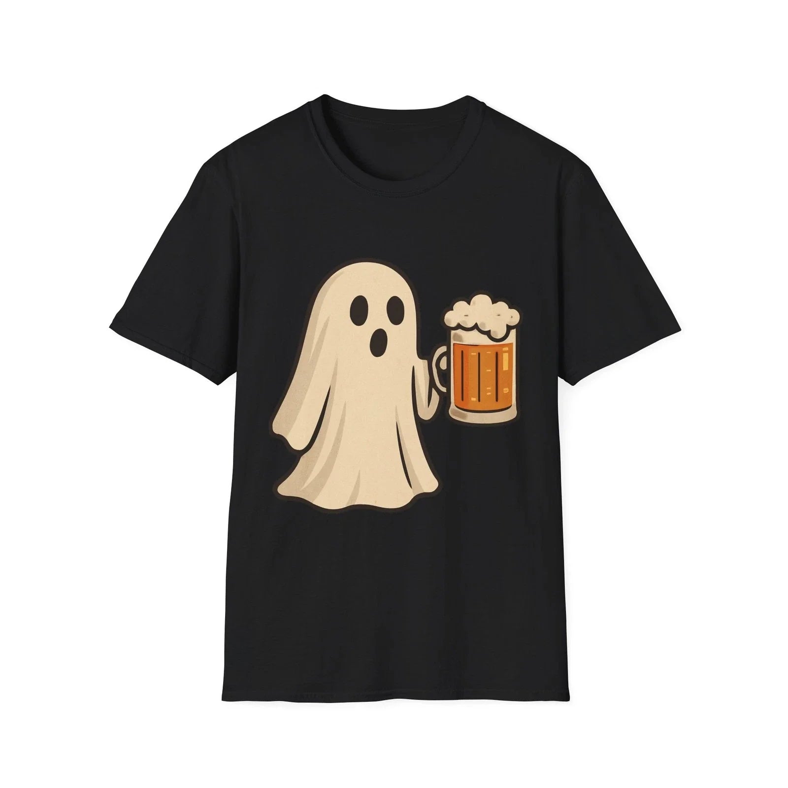 Ghostly Cheers Halloween Party Funny Beer - Adult & Kids T-Shirts, Sweatshirts & Hoodies apparel design preview 1