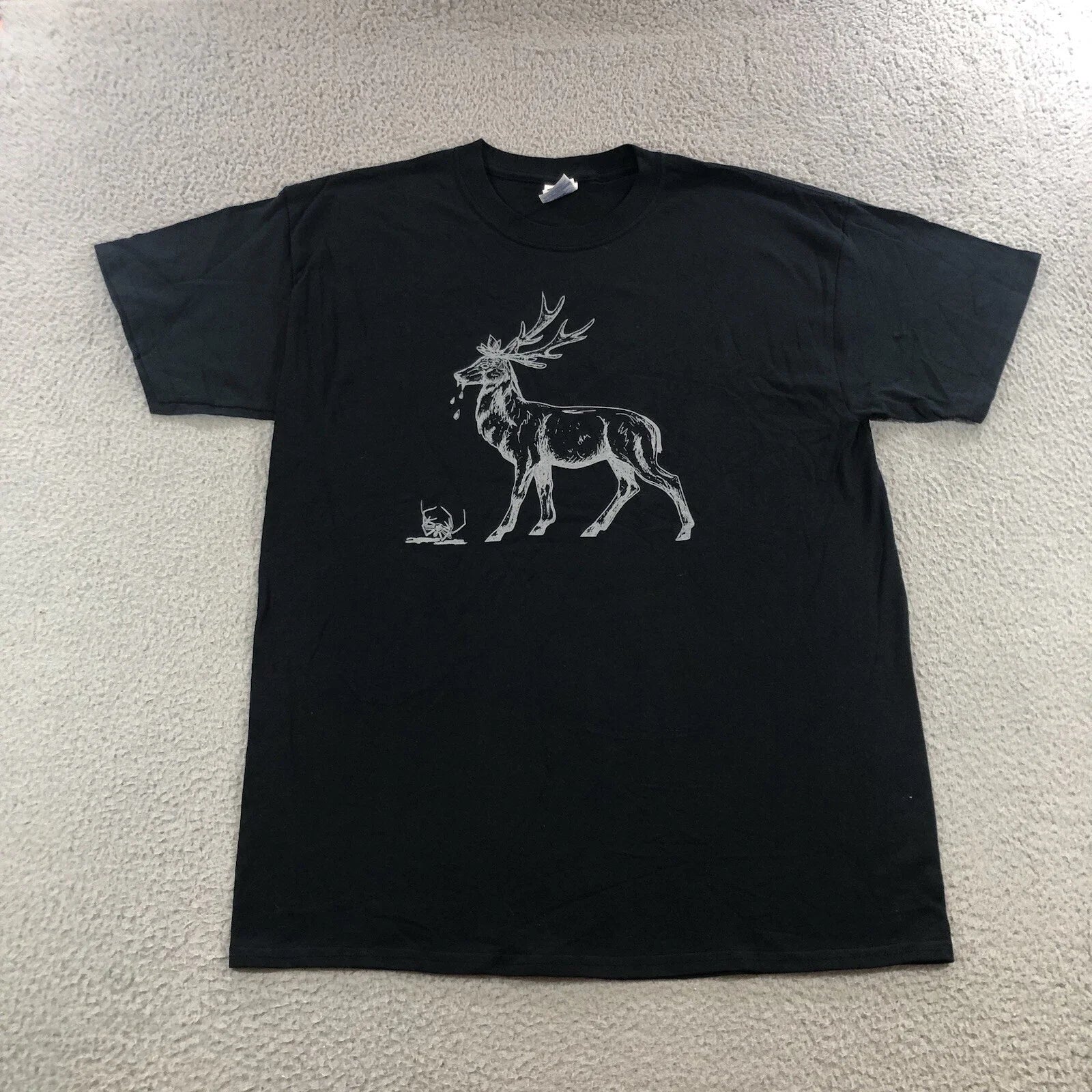 Jagermeister Men's L Black Graphic Print Bar Pub - Adult & Kids T-Shirts, Sweatshirts & Hoodies apparel design preview 1