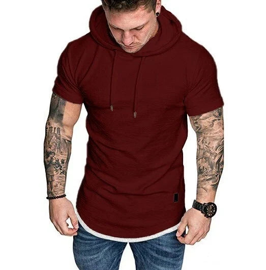 Camiseta Con Capucha Camisa De Algodón Manga Corta - Adult & Kids T-Shirts, Sweatshirts & Hoodies apparel design preview 1