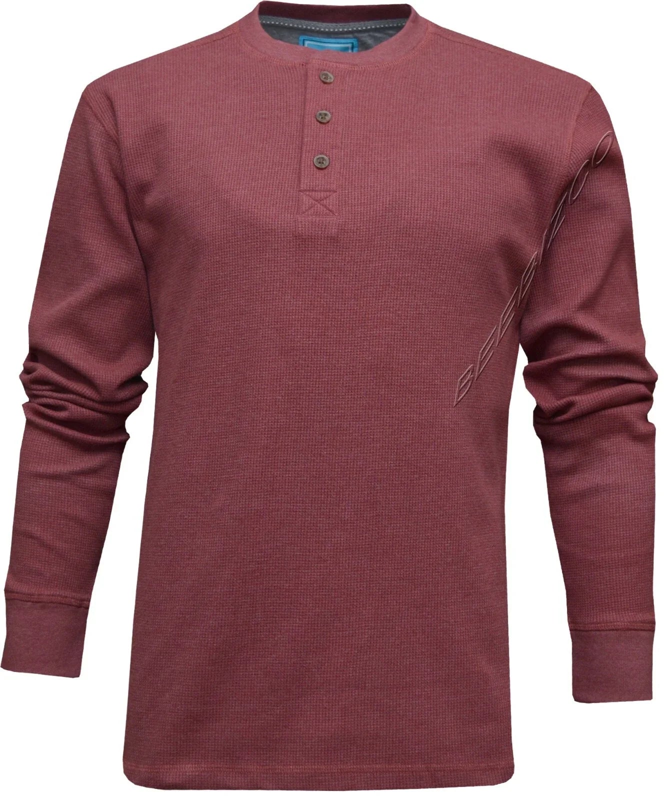 Mens Henley Jumper Top Grandad Neck Plain Waffle Knit - Adult & Kids T-Shirts, Sweatshirts & Hoodies apparel design preview 1