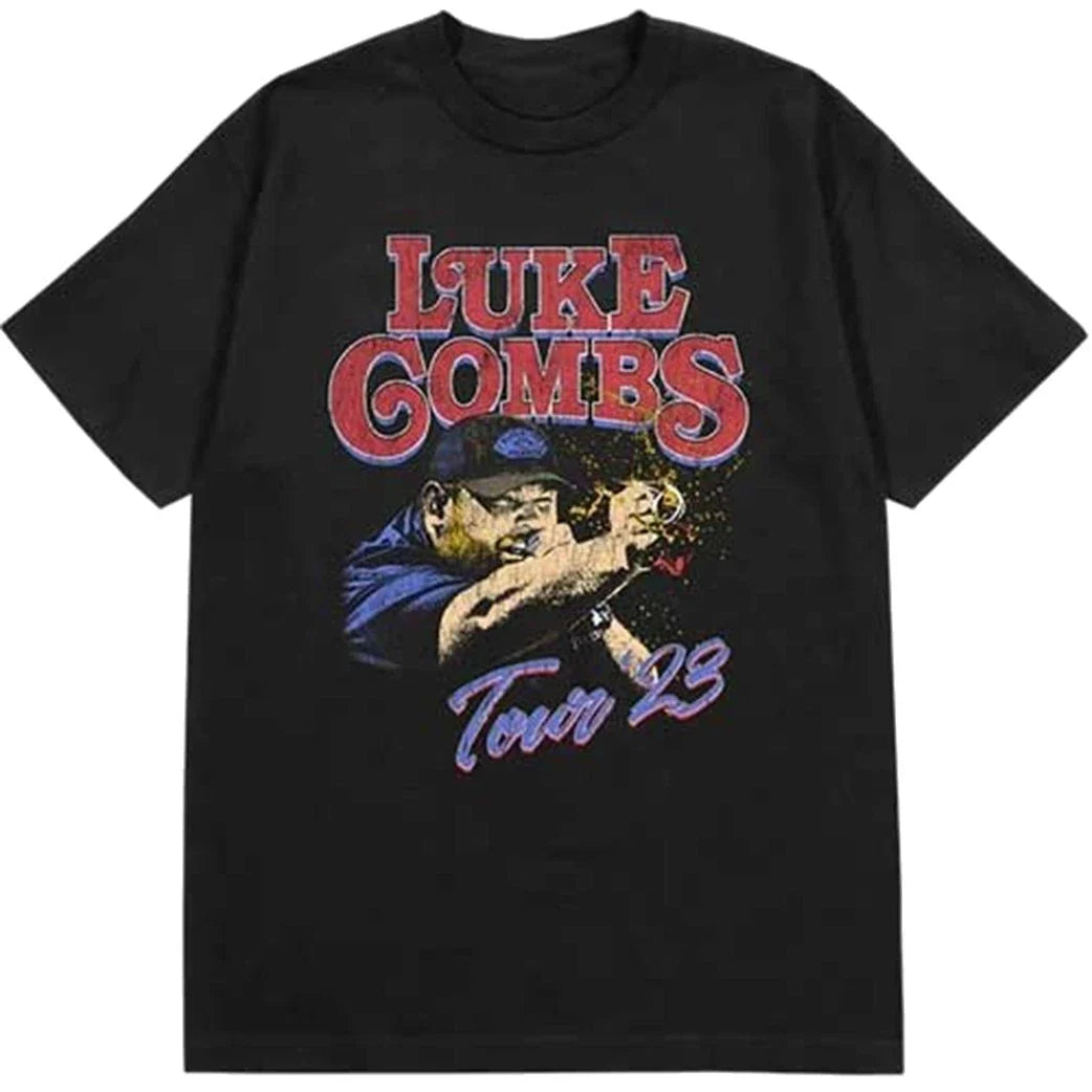 Luke Combs Tour '23 Smashing Beer Officiële voor - Adult & Kids T-Shirts, Sweatshirts & Hoodies apparel design preview 1