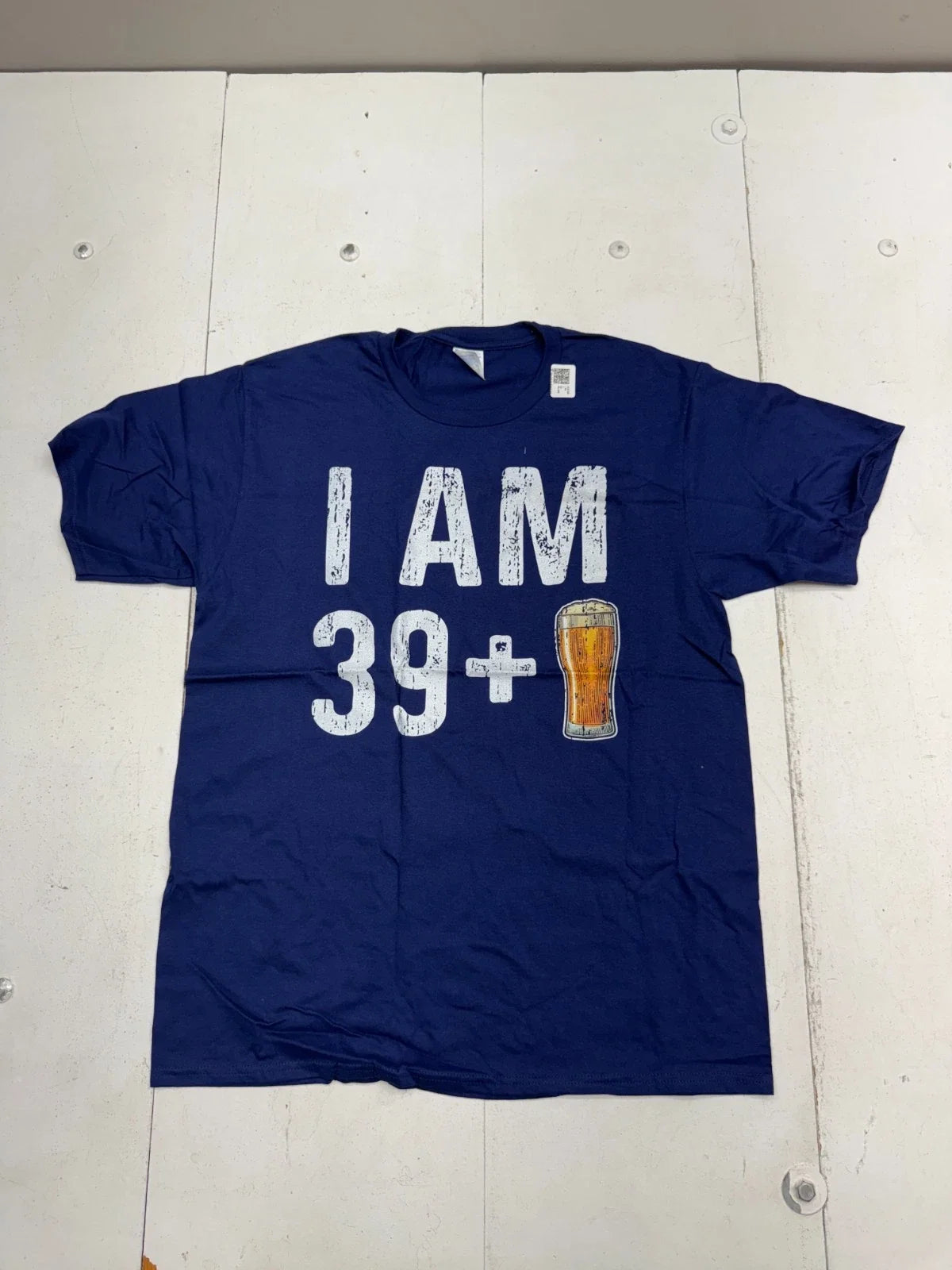 Port Company Blue I Am 39 Beer Short Sleeve Mens Size - Adult & Kids T-Shirts, Sweatshirts & Hoodies apparel design preview 1