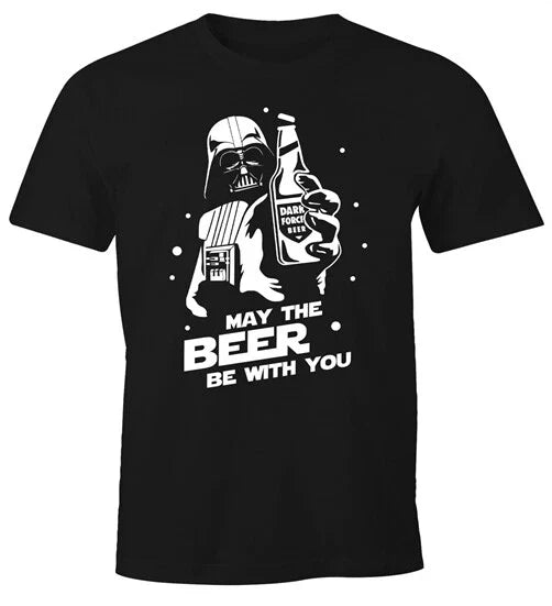 May the beer be with you Parody Space Saga Mens Gift - Adult & Kids T-Shirts, Sweatshirts & Hoodies apparel design preview 1