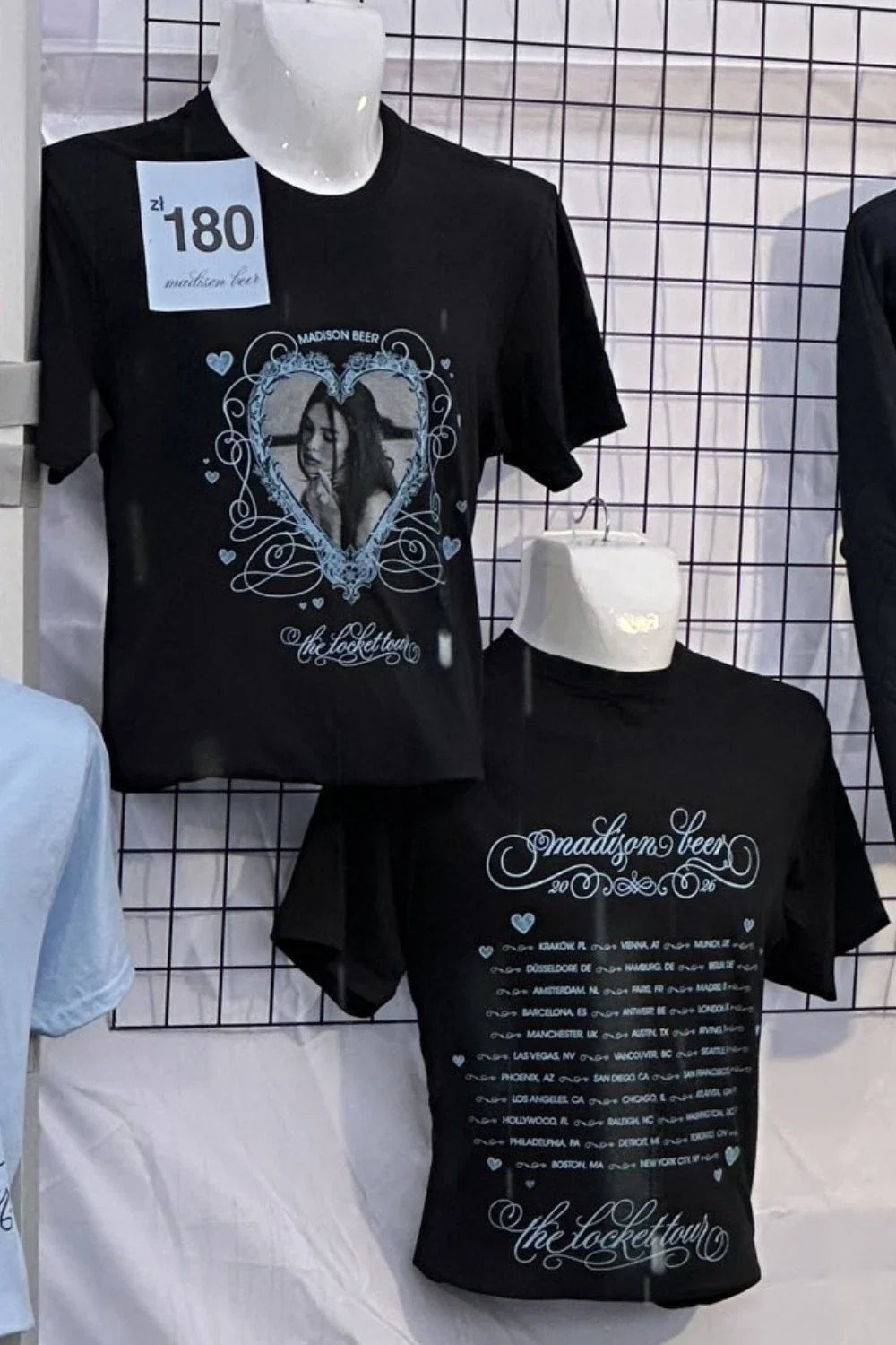 Madison Beer The Locket Tour Merch Black - Adult & Kids T-Shirts, Sweatshirts & Hoodies apparel design preview 1