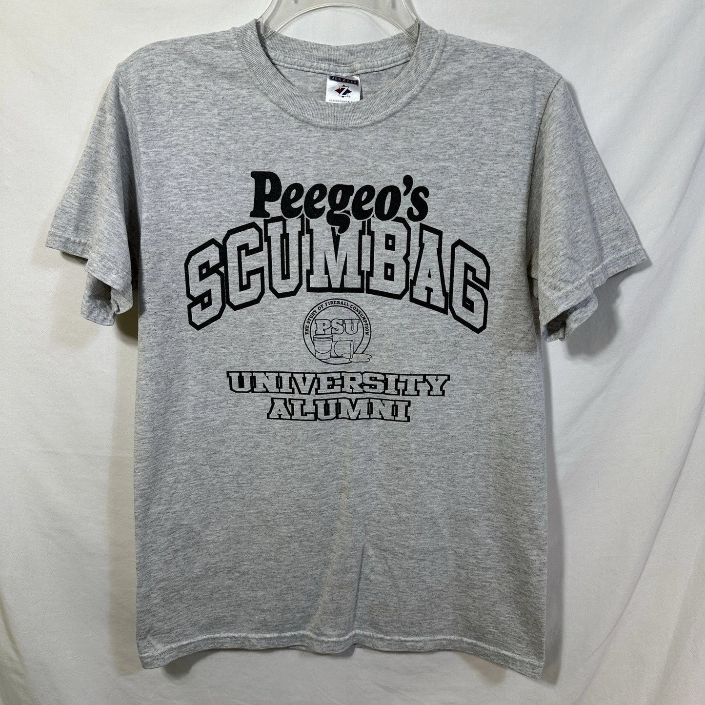 Peegeo's Scumbag University Alumni Distressed Small - Adult & Kids T-Shirts, Sweatshirts & Hoodies apparel design preview 1