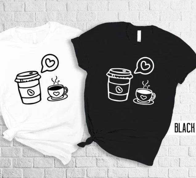 New Unisex Coffee Please, Cute Lov - Adult & Kids T-Shirts, Sweatshirts & Hoodies apparel design preview 1