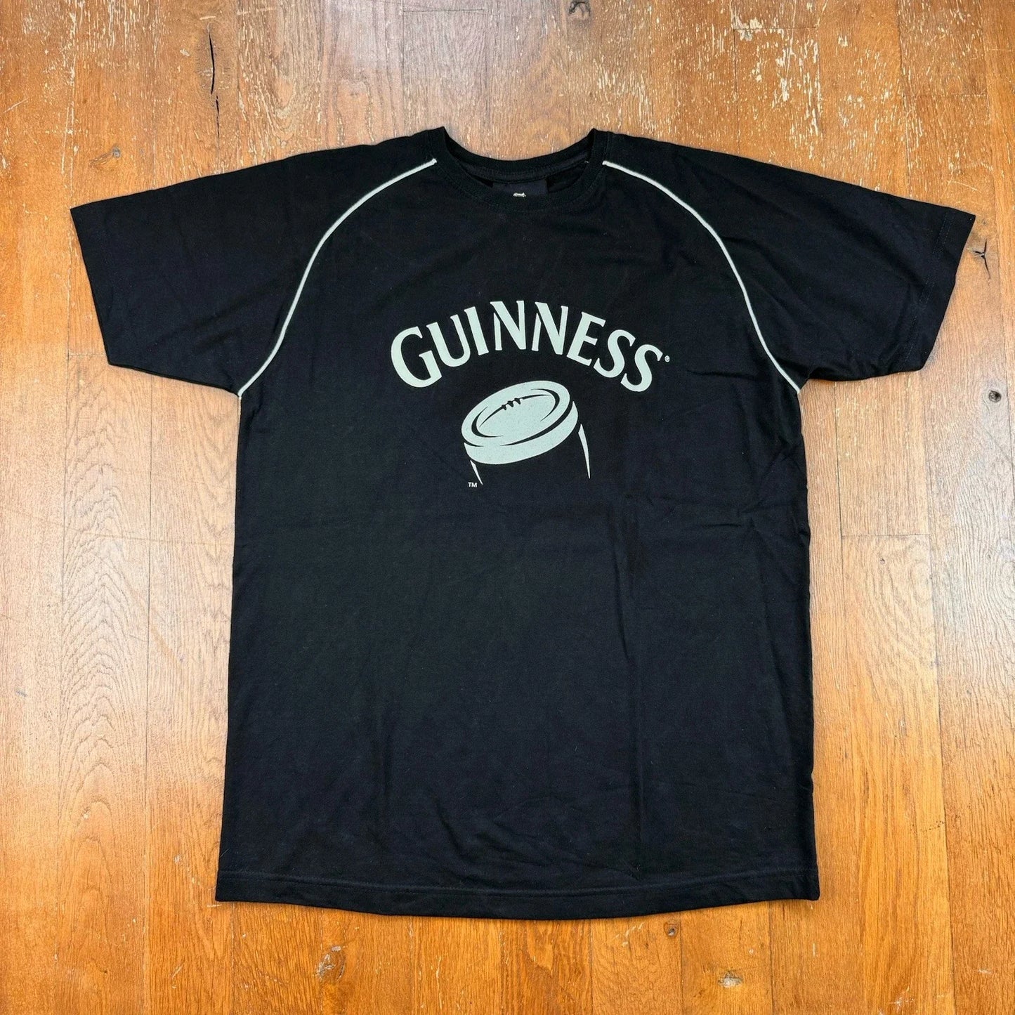 Vintage Guinness Alcohol Beer Size Small Black - Adult & Kids T-Shirts, Sweatshirts & Hoodies apparel design preview 1