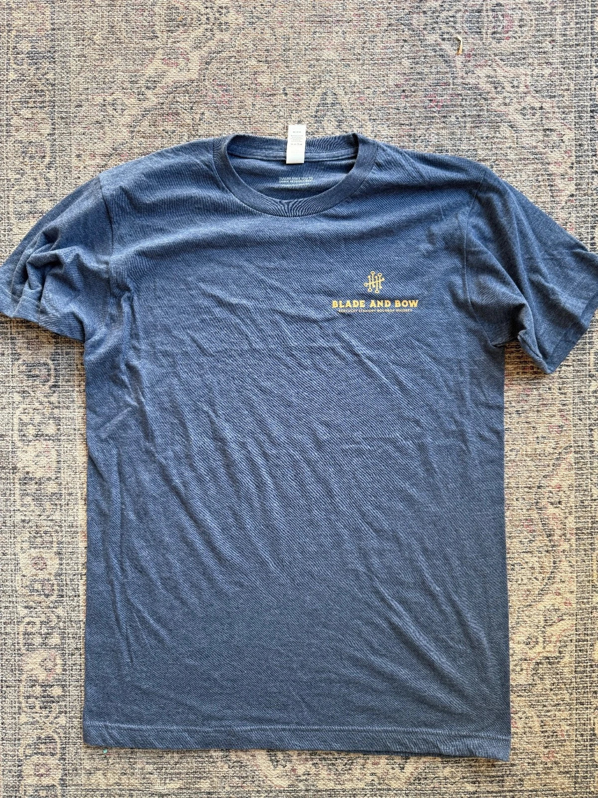 Medium (M) Blue Blade and Bow Whiskey - Adult & Kids T-Shirts, Sweatshirts & Hoodies apparel design preview 1