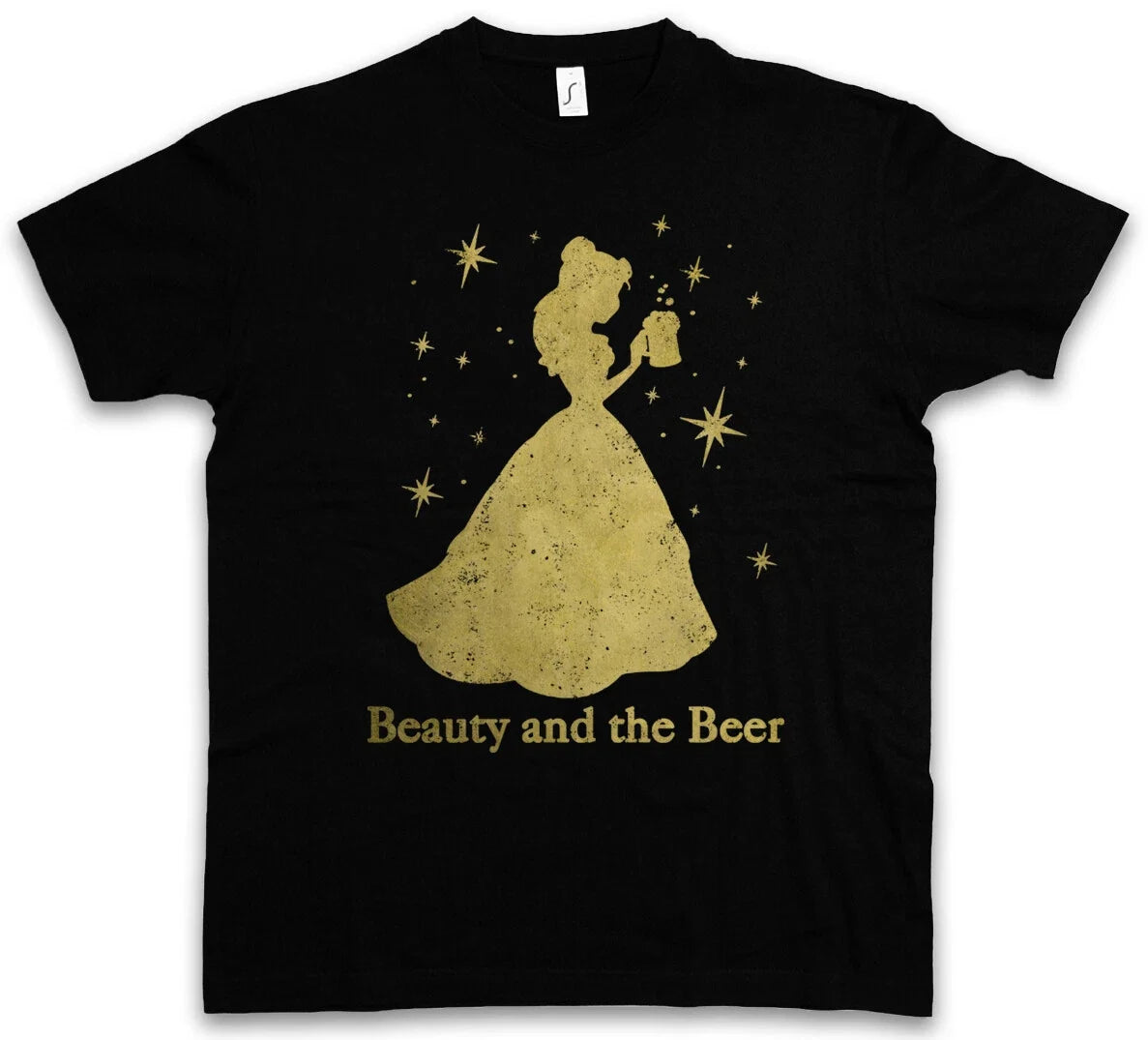 Beauty and the Beer Fun Alcohol Drunk Intoxicated - Adult & Kids T-Shirts, Sweatshirts & Hoodies apparel design preview 1
