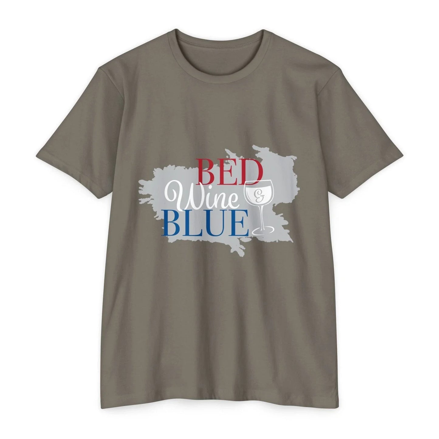 Bed Wine Blue Graphic Soft Lightweight Cotton Blend - Adult & Kids T-Shirts, Sweatshirts & Hoodies apparel design preview 1