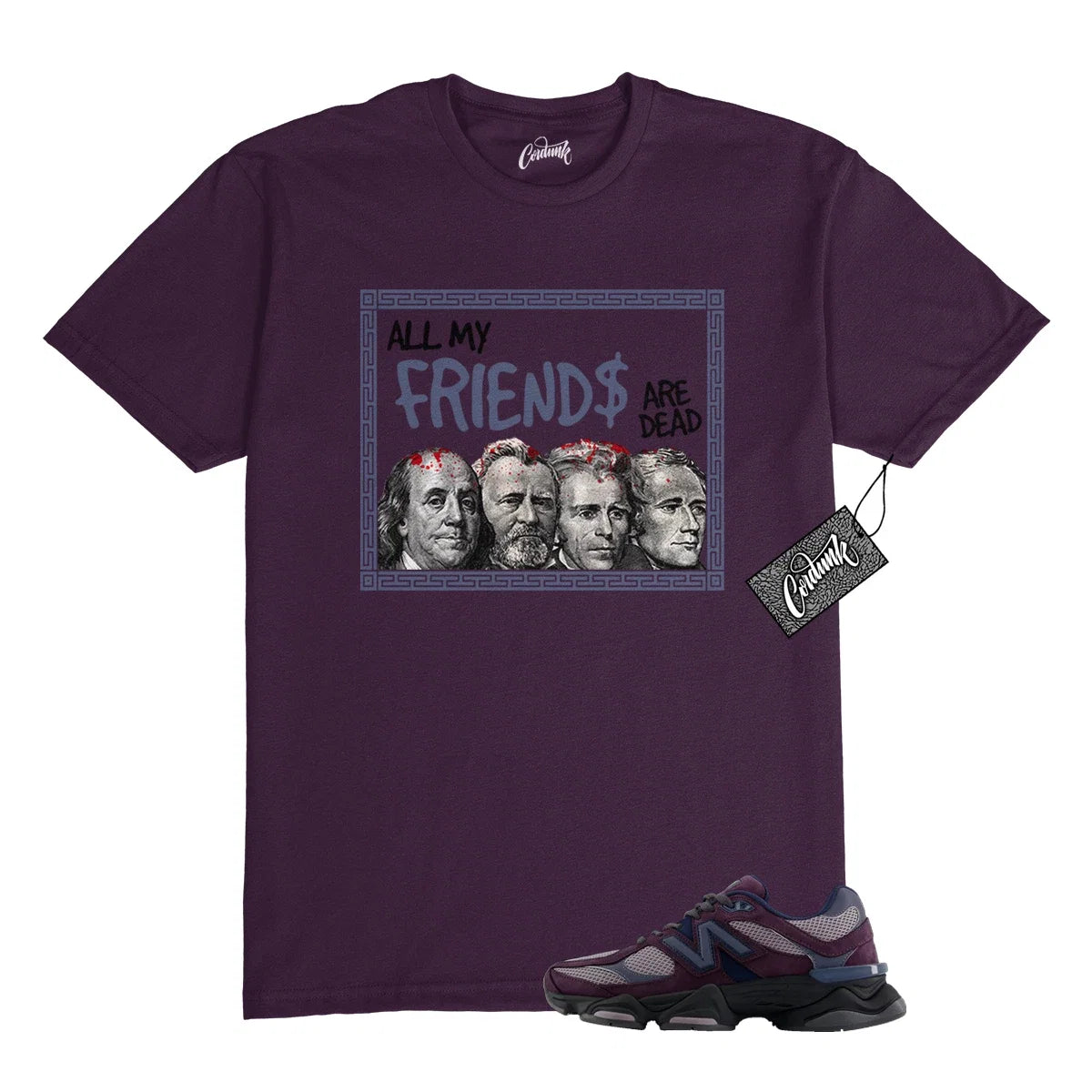9060 Plum Brown Ice Wine Dark Arctic Grey to Match - Adult & Kids T-Shirts, Sweatshirts & Hoodies apparel design preview 1