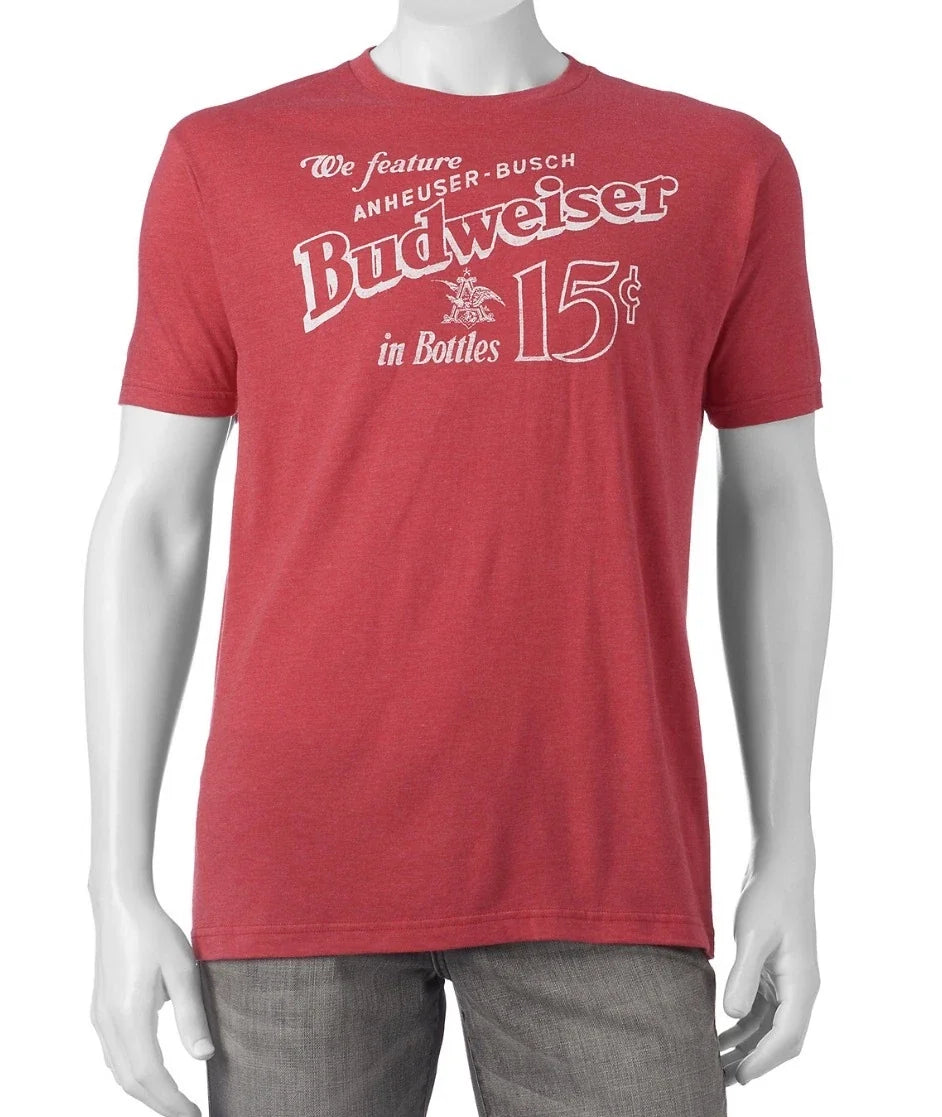 Men's Budweiser Retro Style By Anheuser-Busch Size S - Adult & Kids T-Shirts, Sweatshirts & Hoodies apparel design preview 1