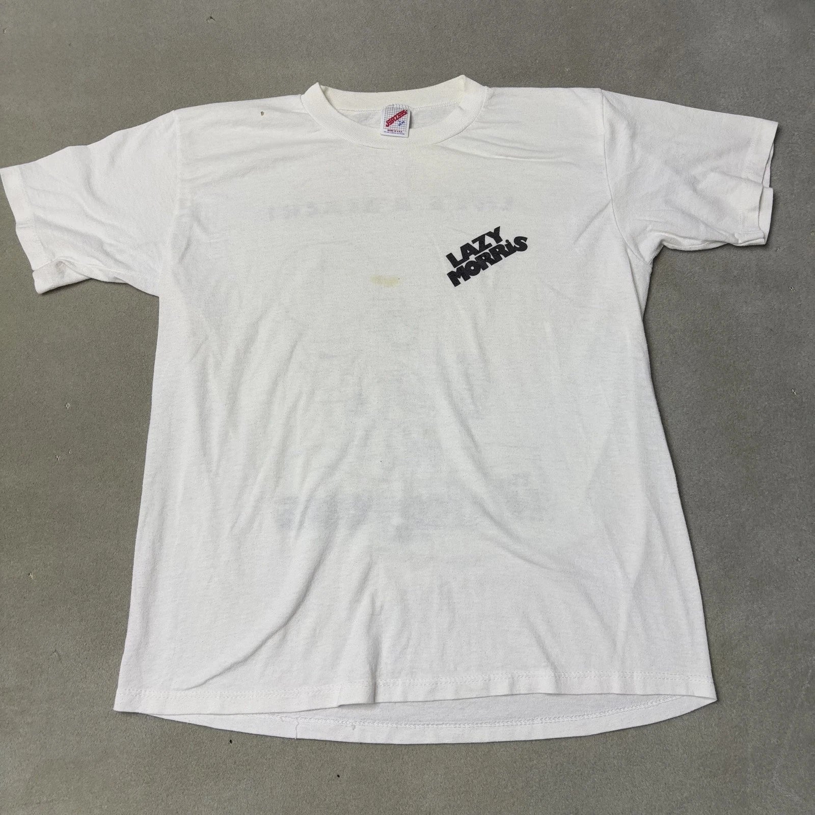Vintage Lazy Morris Mens Large White The Hamptons - Adult & Kids T-Shirts, Sweatshirts & Hoodies apparel design preview 1