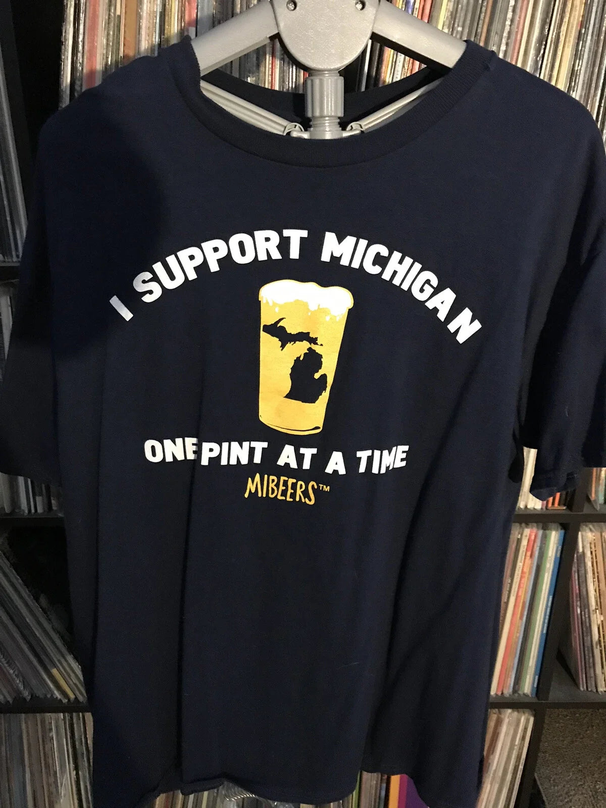 Michigan Beer XL Black - Adult & Kids T-Shirts, Sweatshirts & Hoodies apparel design preview 1