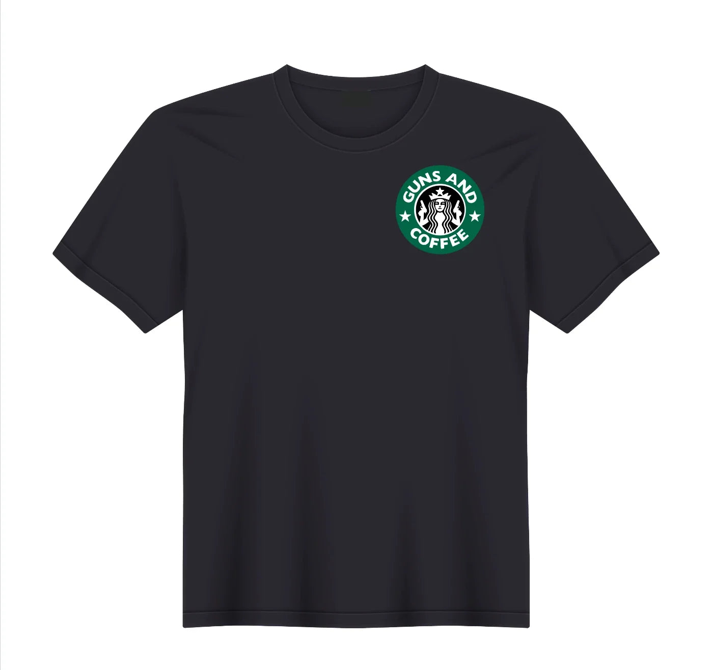 Guns And Coffee Rifle 2nd Amendment NRA Pistol NEW S, - Adult & Kids T-Shirts, Sweatshirts & Hoodies apparel design preview 1