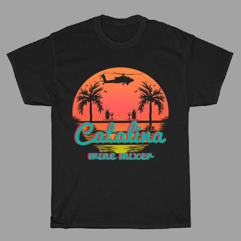Catalina Wine Mixer Movie Men's Black Size S to 3XL - Adult & Kids T-Shirts, Sweatshirts & Hoodies apparel design preview 1