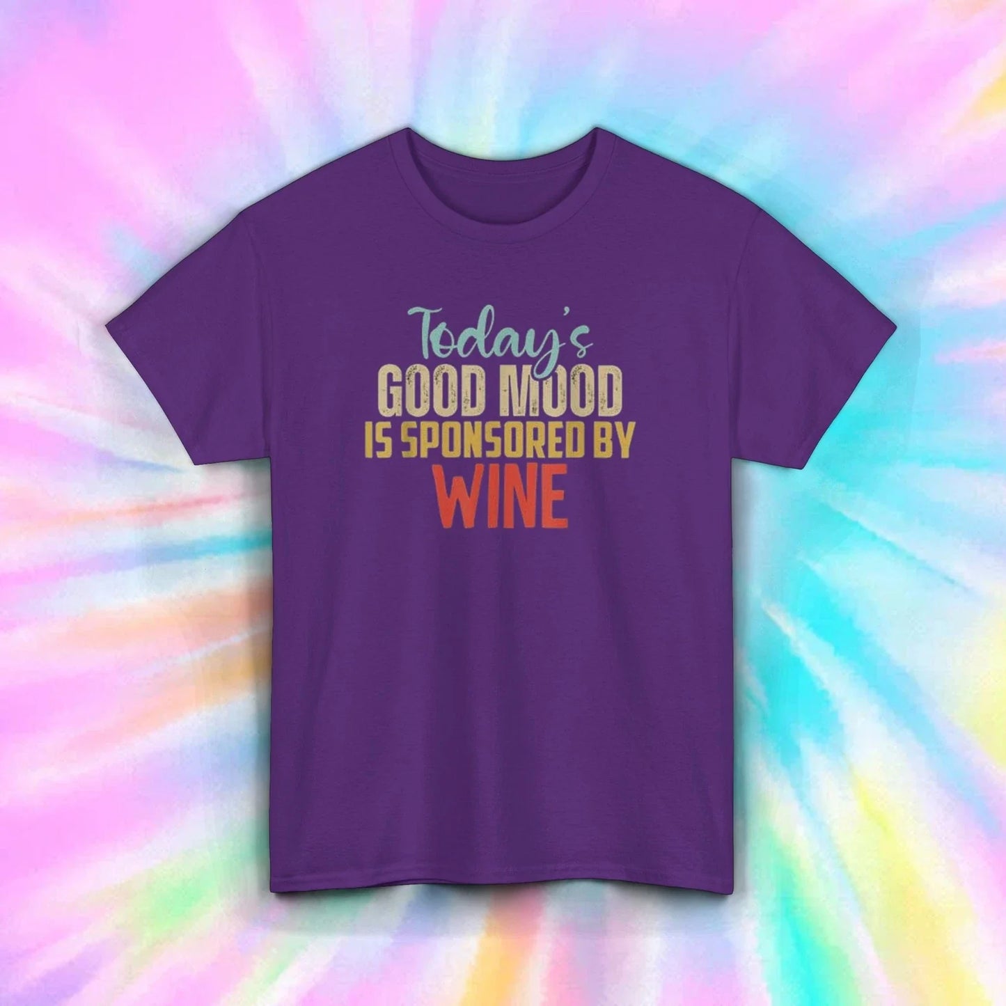 Today's Good Mood Wine S-5XL Funny Drinking Lover - Adult & Kids T-Shirts, Sweatshirts & Hoodies apparel design preview 1