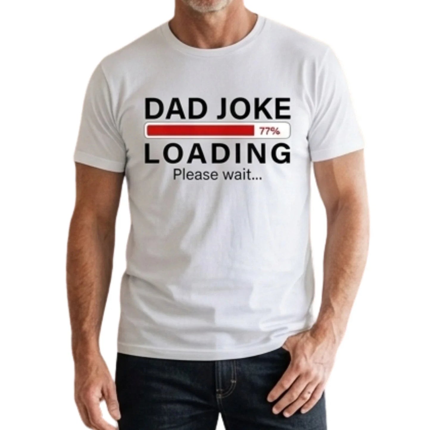 Dad Joke Loading... Please Wait Funny Men's Novelty - Adult & Kids T-Shirts, Sweatshirts & Hoodies apparel design preview 1