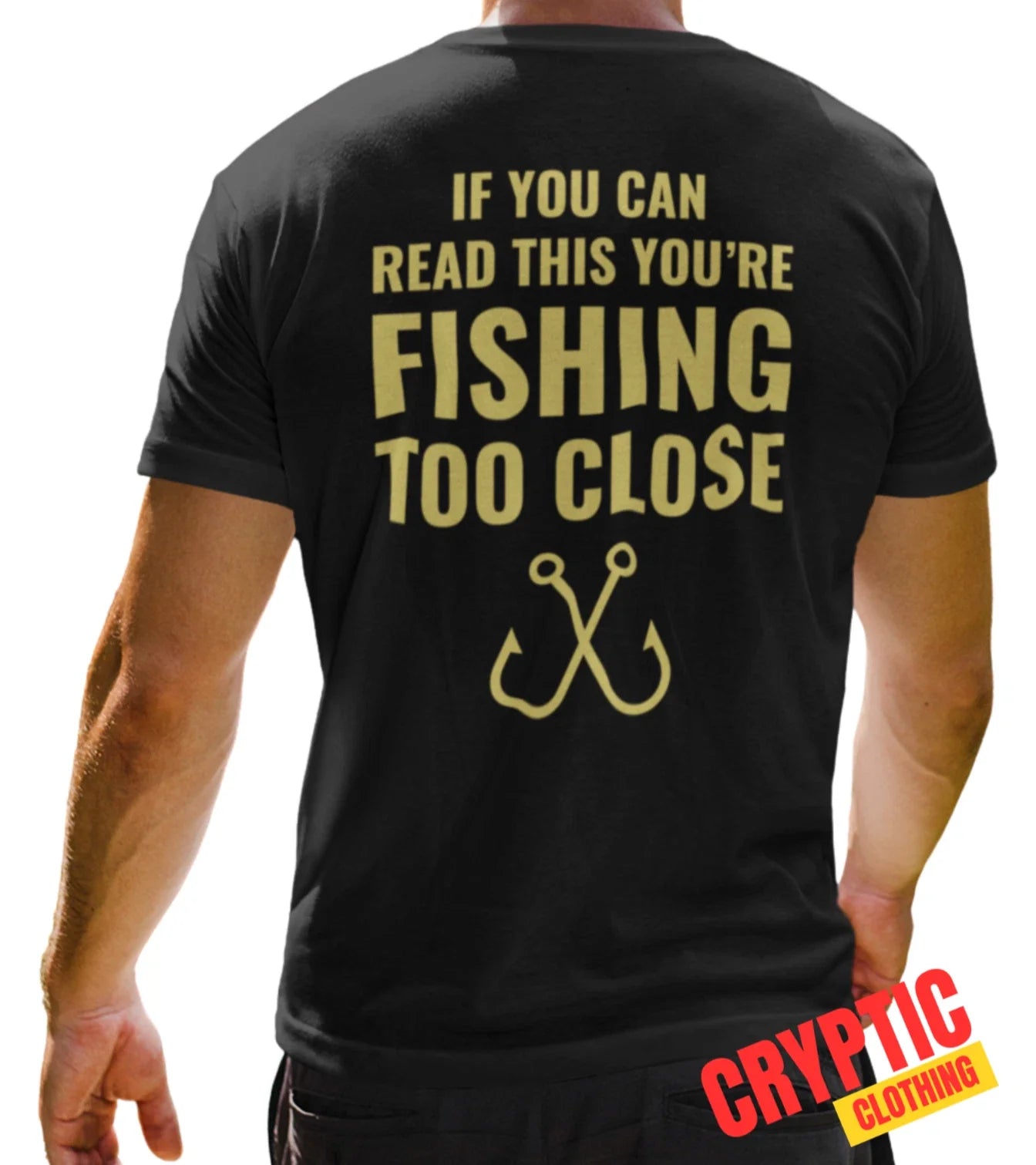 If You Can Read This Youre Fishing to Close Funny - Adult & Kids T-Shirts, Sweatshirts & Hoodies apparel design preview 1