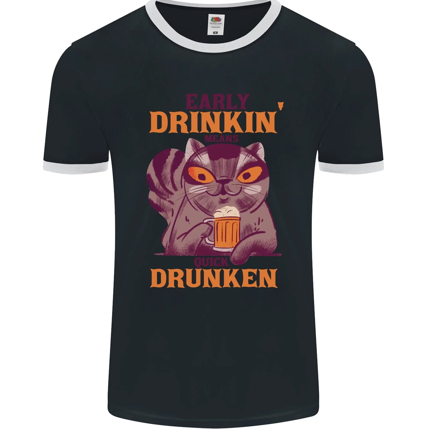Early Drinkin' Quick Drunken Funny Beer Alcohol Mens - Adult & Kids T-Shirts, Sweatshirts & Hoodies apparel design preview 1