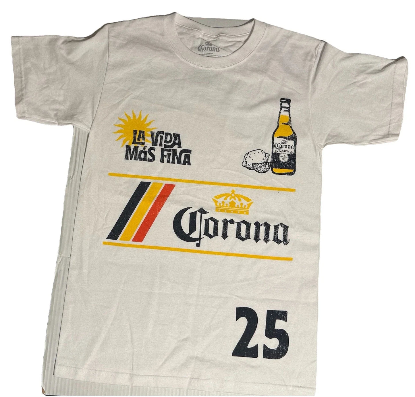 Corona Extra La Vida Mas Fina Bottle Beer -Mens (Size - Adult & Kids T-Shirts, Sweatshirts & Hoodies apparel design preview 1