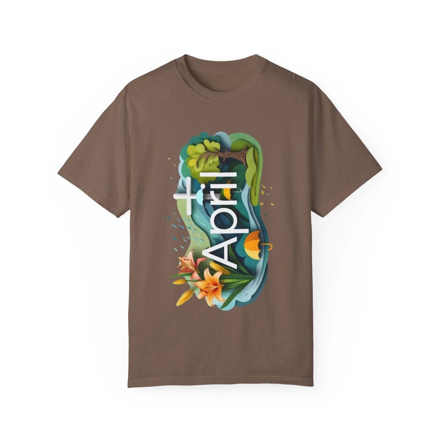 Nature-Inspired Unisex Garment-Dyed Outdoor Adventure - Adult & Kids T-Shirts, Sweatshirts & Hoodies apparel design preview 1