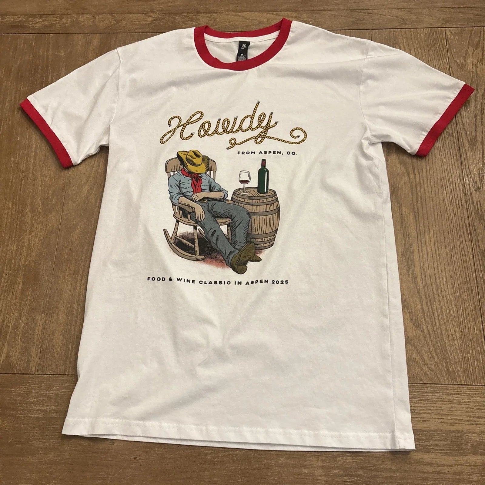 2025 Aspen Colorado Food And Wine Classic Ringer Size - Adult & Kids T-Shirts, Sweatshirts & Hoodies apparel design preview 1