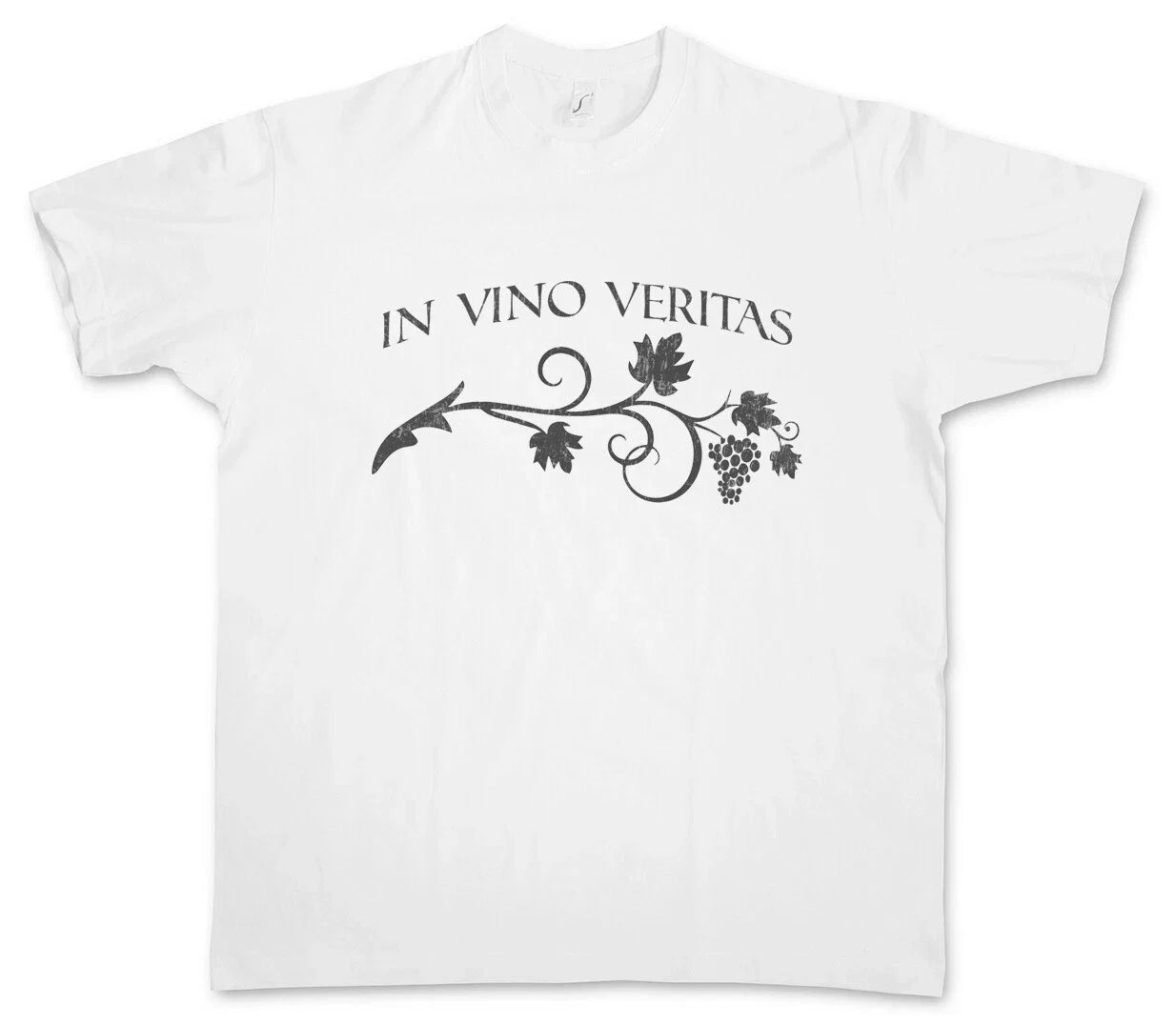 IN VINO VERITAS Alkaios Quote Wine winegrower grape - Adult & Kids T-Shirts, Sweatshirts & Hoodies apparel design preview 1