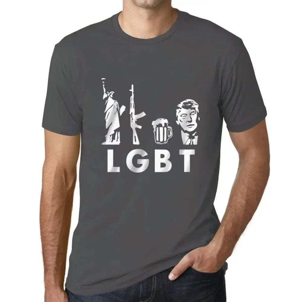 Men's Graphic Lgbt Liberty Guns Beer Eco-Friendly - Adult & Kids T-Shirts, Sweatshirts & Hoodies apparel design preview 1