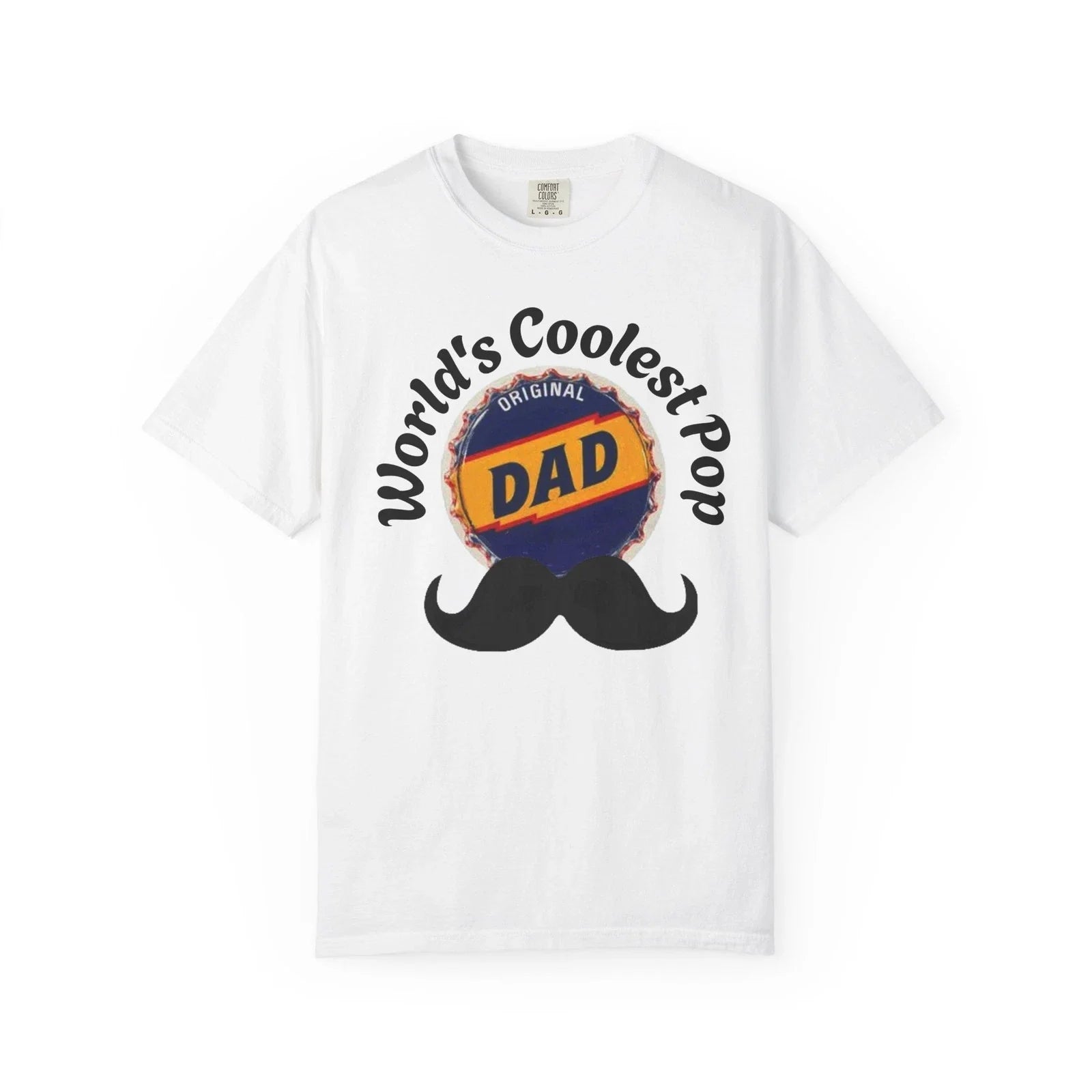 Worlds Coolest Pop DAD Spoof on Dads Root Beer - Adult & Kids T-Shirts, Sweatshirts & Hoodies apparel design preview 1