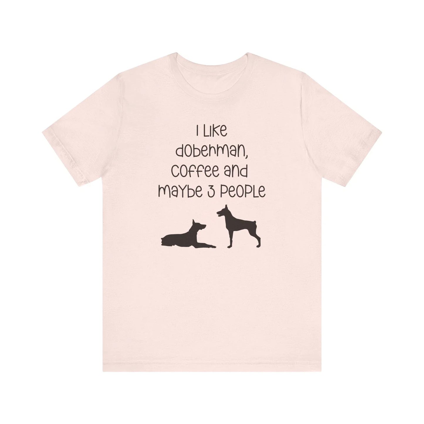 Doberman Pinscher Coffee Lover Cute and Dobie Gift - Adult & Kids T-Shirts, Sweatshirts & Hoodies apparel design preview 1