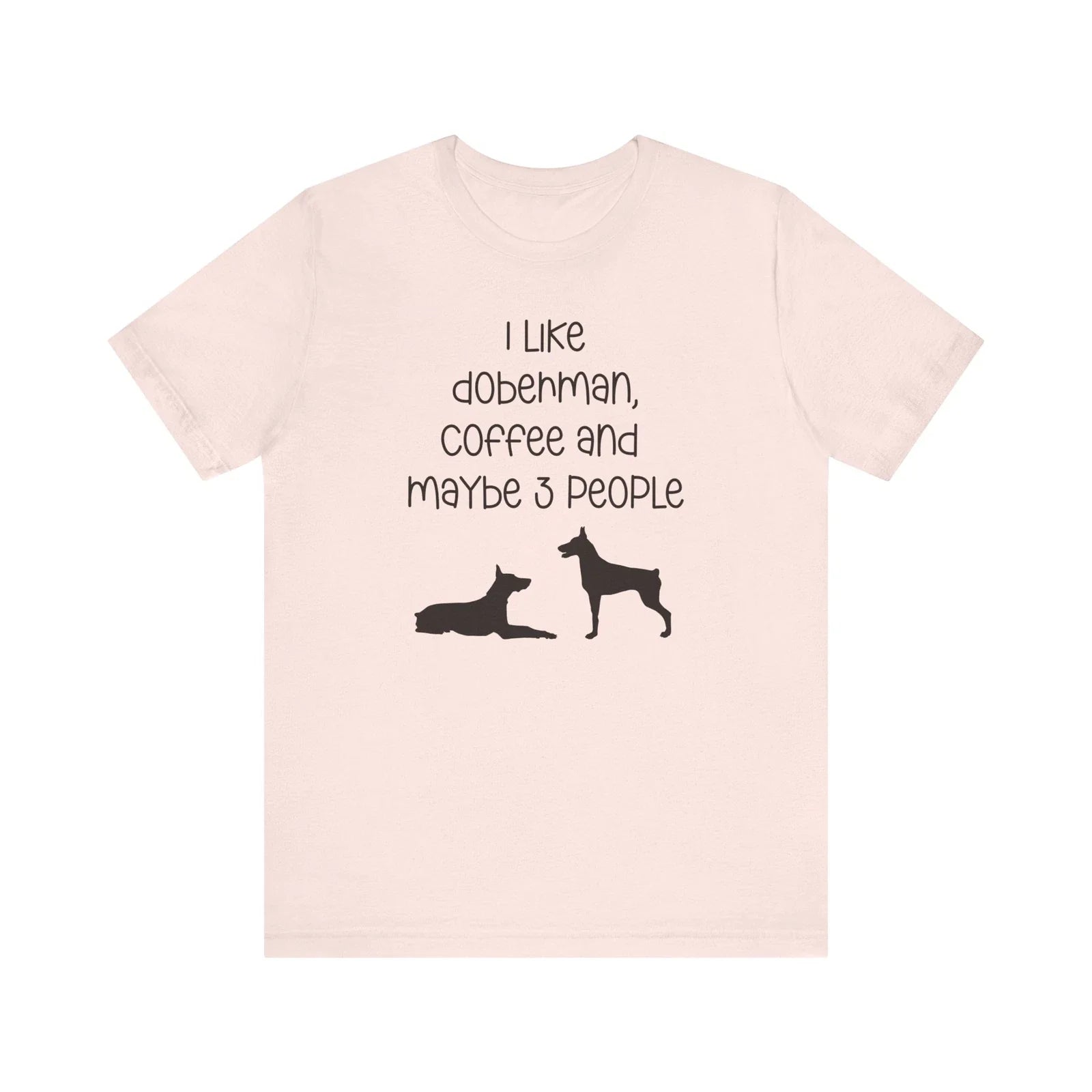 Doberman Pinscher Coffee Lover Cute and Dobie Gift - Adult & Kids T-Shirts, Sweatshirts & Hoodies apparel design preview 1