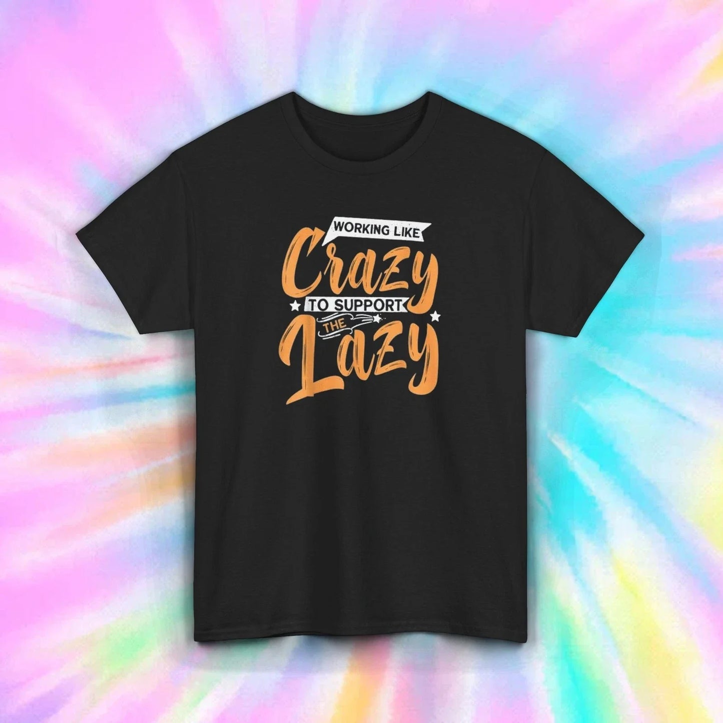 Working Like Crazy Funny S-5XL Lazy Humor Graphic - Adult & Kids T-Shirts, Sweatshirts & Hoodies apparel design preview 1