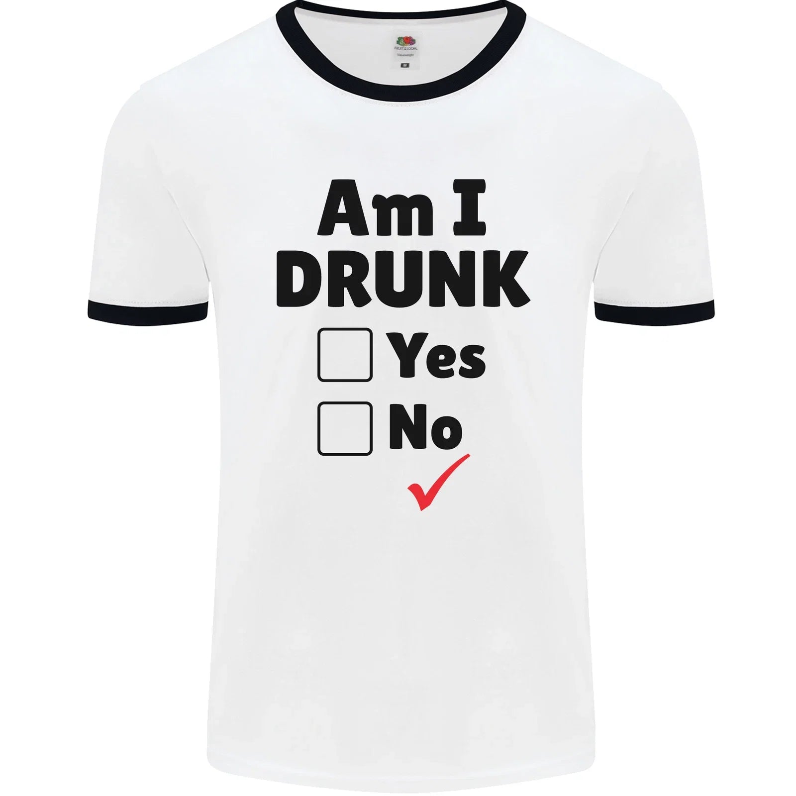Am I Drunk Funny Beer Alcohol Wine Guiness Mens - Adult & Kids T-Shirts, Sweatshirts & Hoodies apparel design preview 1
