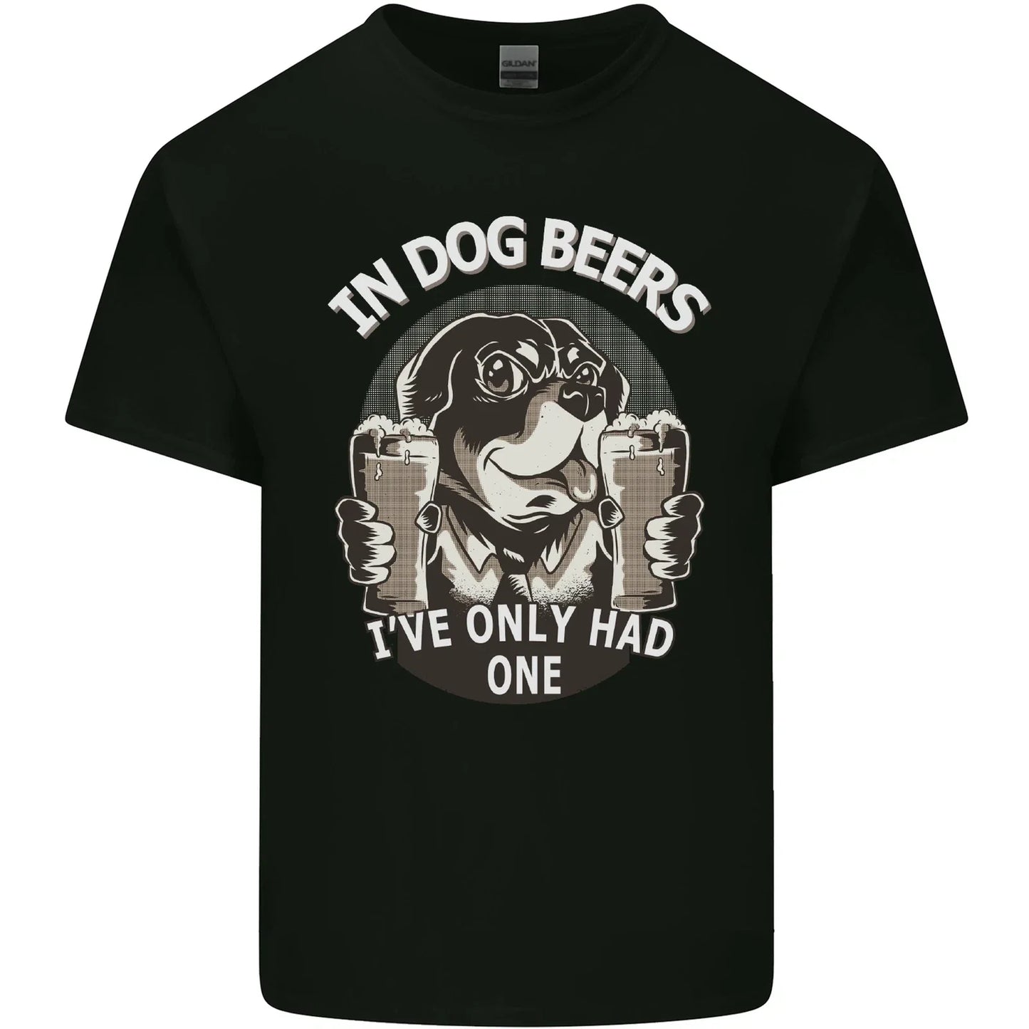 Dog Beers Ive Only Had 2 Funny Beer Alcohol Mens - Adult & Kids T-Shirts, Sweatshirts & Hoodies apparel design preview 1