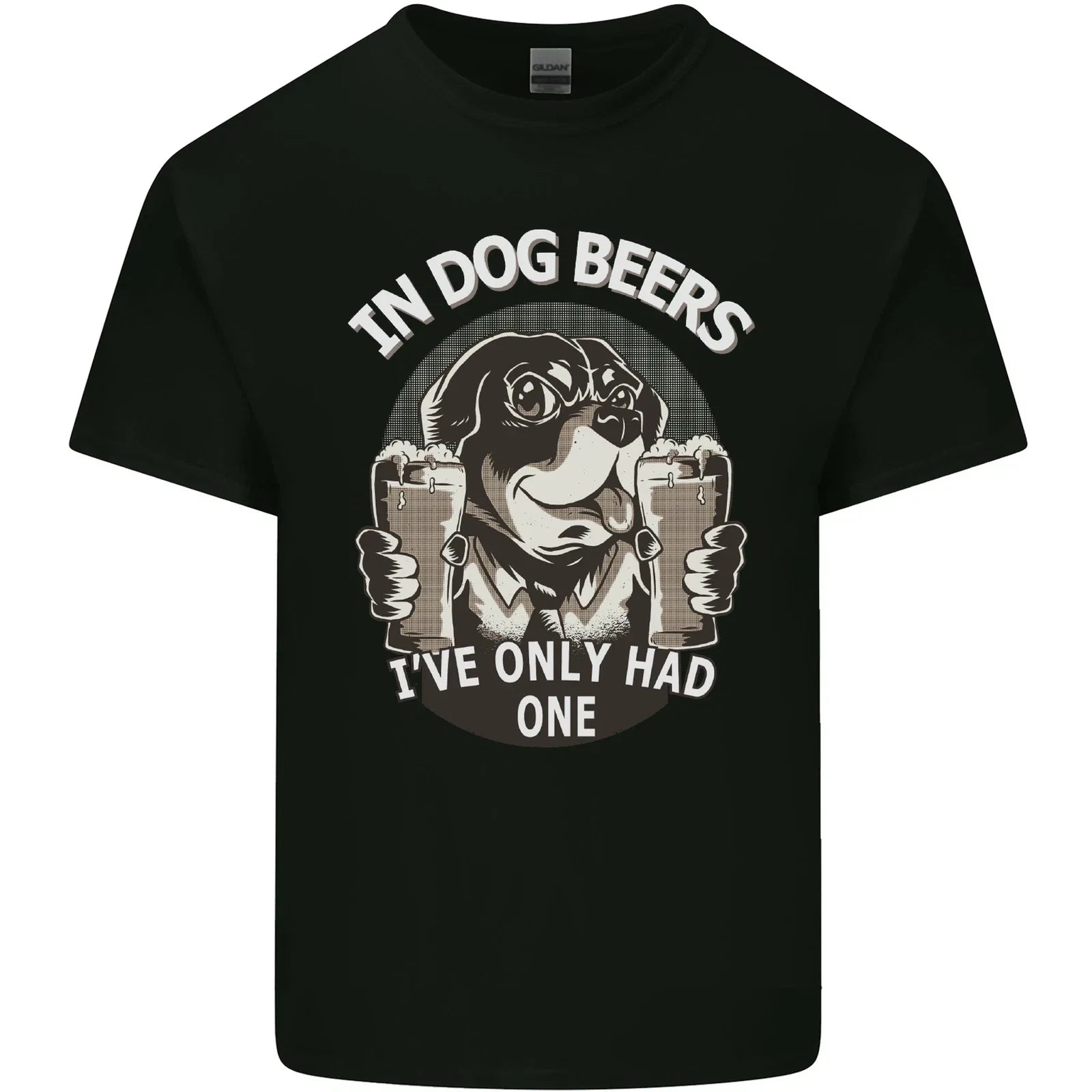 Dog Beers Ive Only Had 2 Funny Beer Alcohol Mens - Adult & Kids T-Shirts, Sweatshirts & Hoodies apparel design preview 1